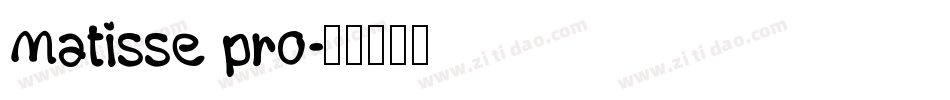 matisse pro字体转换